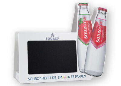 Tafeldisplay Sourcy met chalkboardfolie