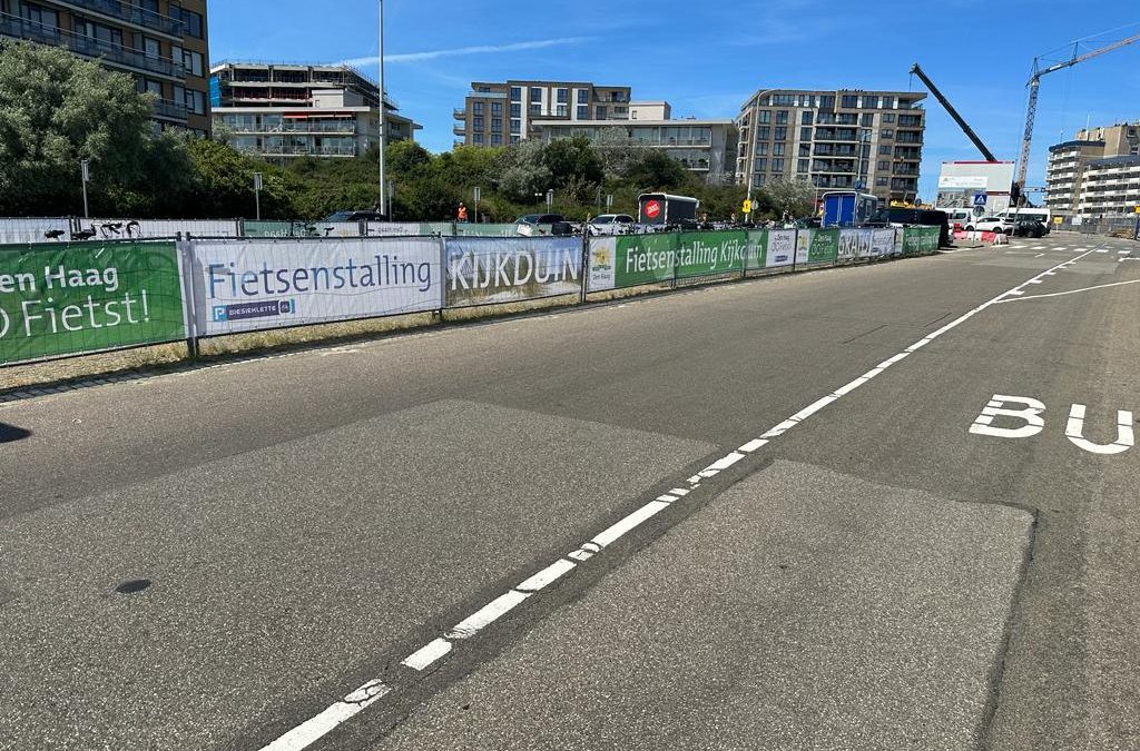 Gemeente spandoeken fietsenstalling