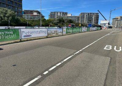 Gemeente spandoeken fietsenstalling