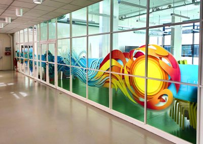 Raamstickers TU Delft