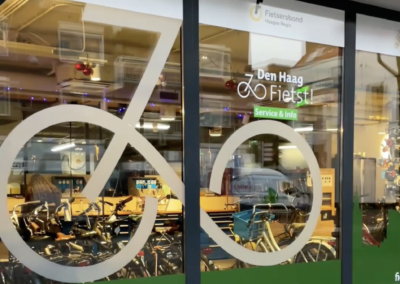 Raambestickering De Haagse Stadsfiets